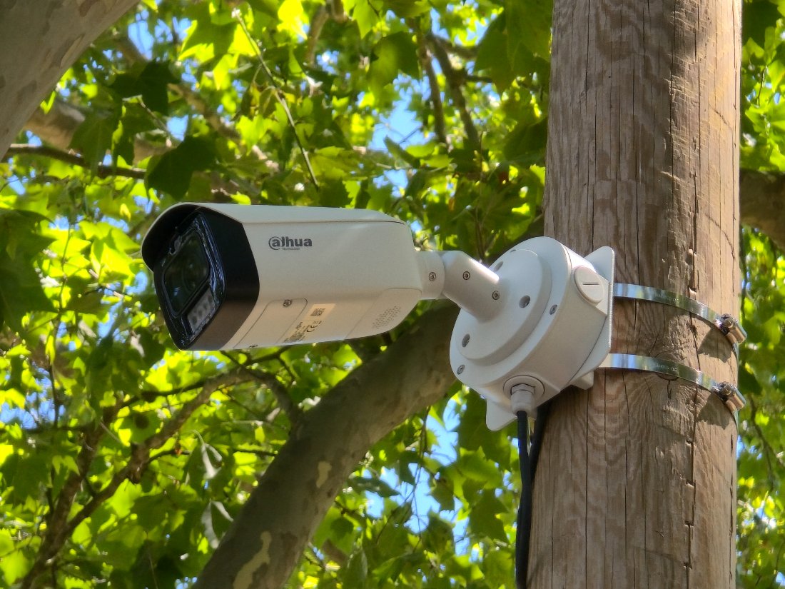 Caméra de vidéosurveillance Dahua installée par A.V.E. PROVENCE